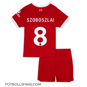 Liverpool Szoboszlai Dominik #8 Replika Hemmatröja Barn 2023-24 Kortärmad (+ Korta byxor)